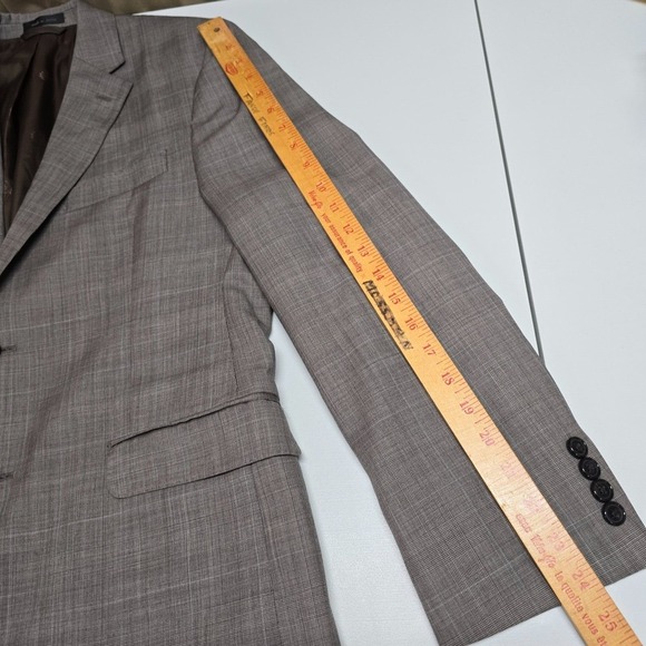 Ralph Lauren LRL Sport Coat Mens 40S Gray Check 2 Button Career Blazer Jacket - Picture 12 of 14